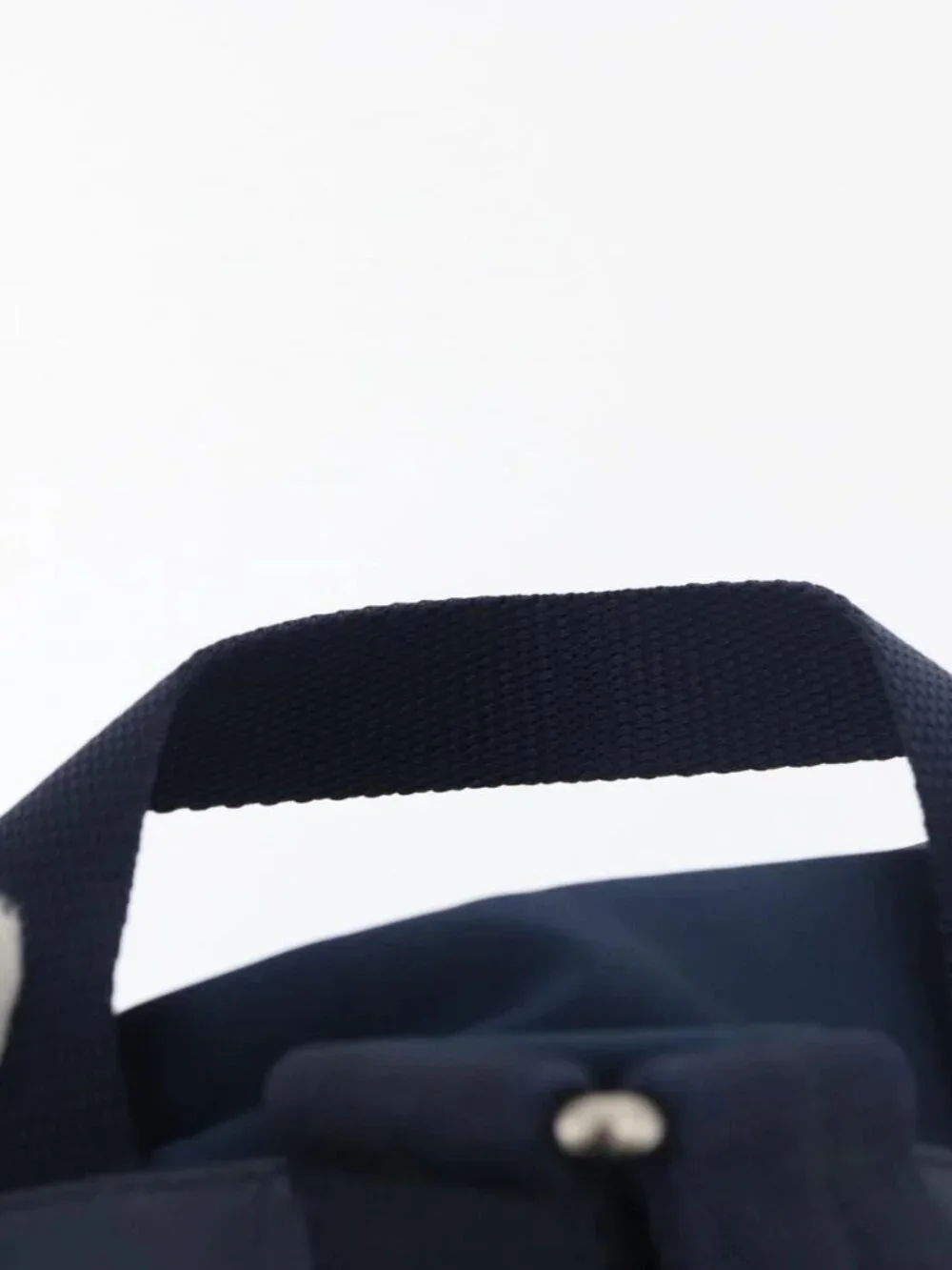 PRADA Backpack Nylon Navy Silver Auth yk20267